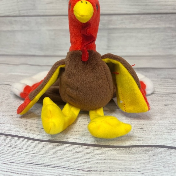 TY Beanie Baby – GOBBLES the Turkey (5.5 in) - Picture 2 of 9